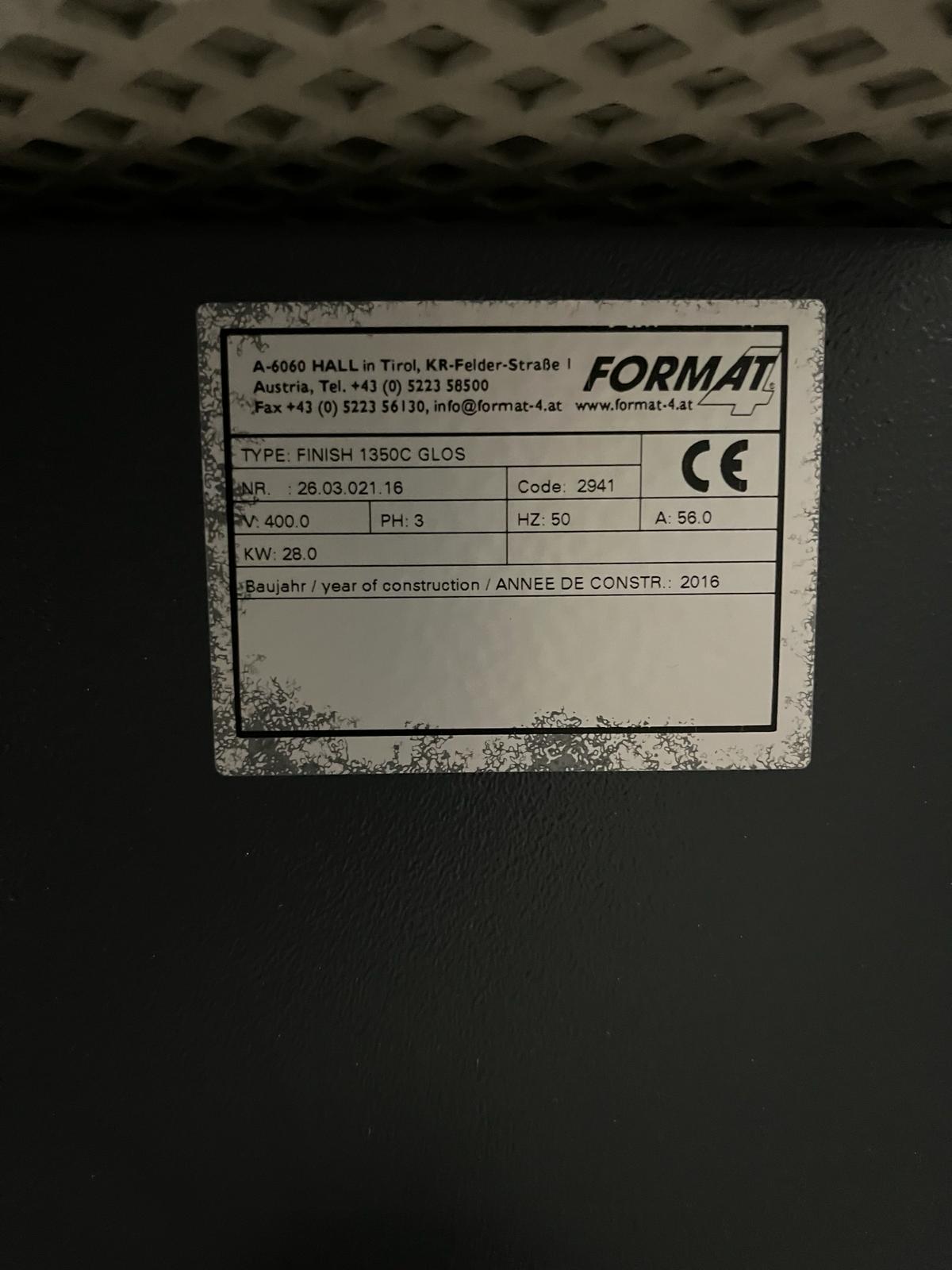 Format 4 Finish 1350 C-G
