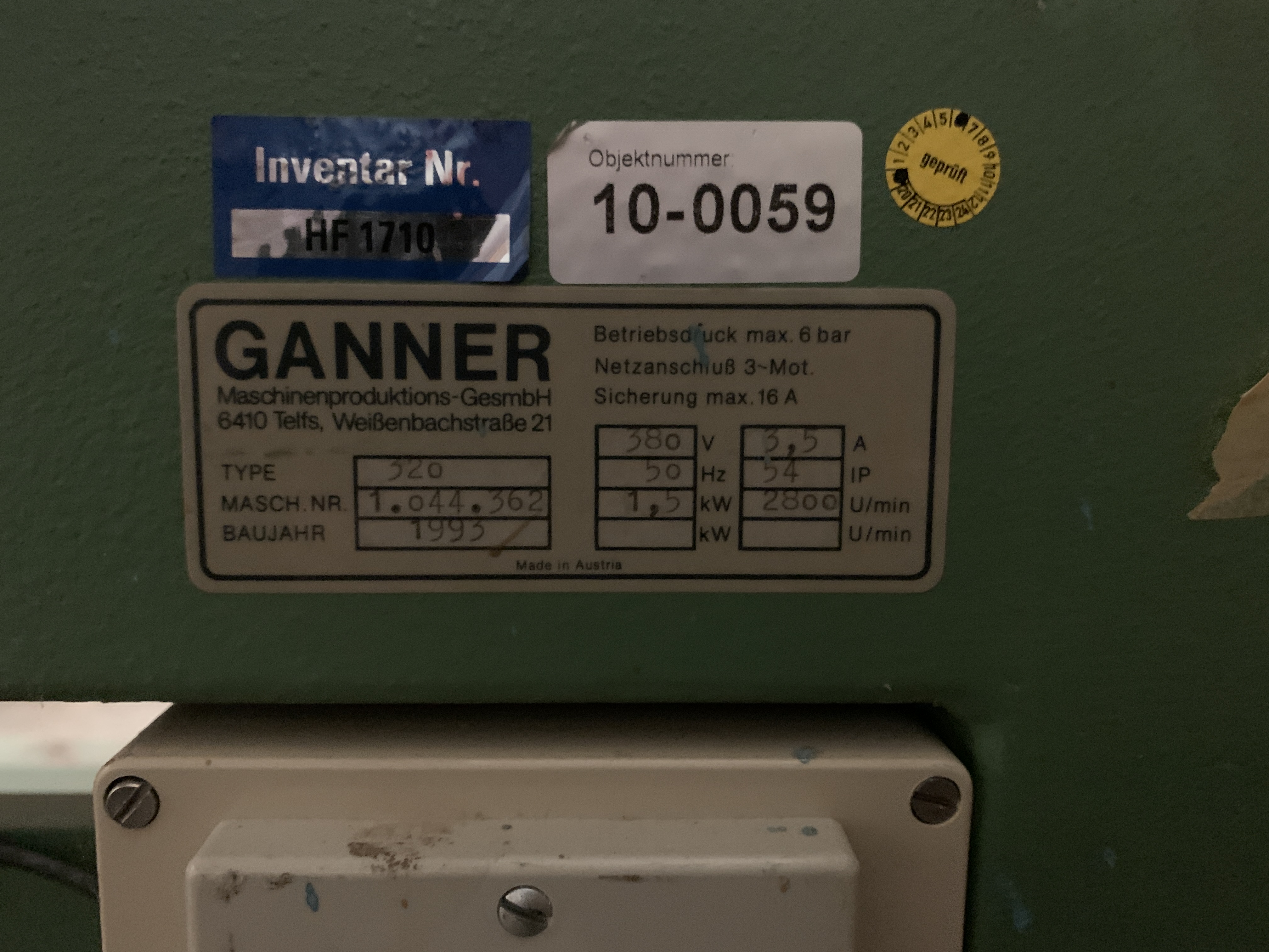 Ganner LBM Junior 320