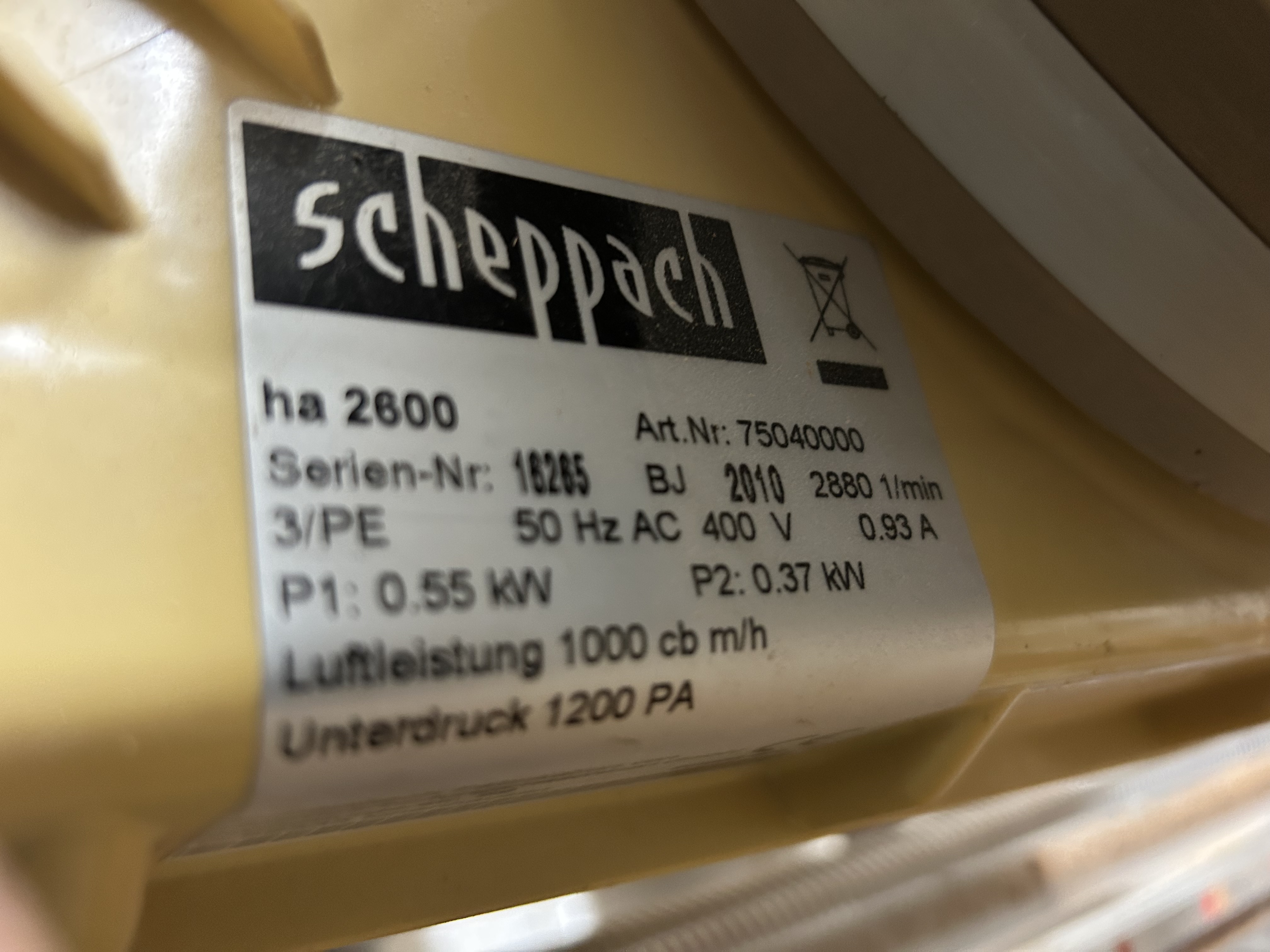 Scheppach HA 2600