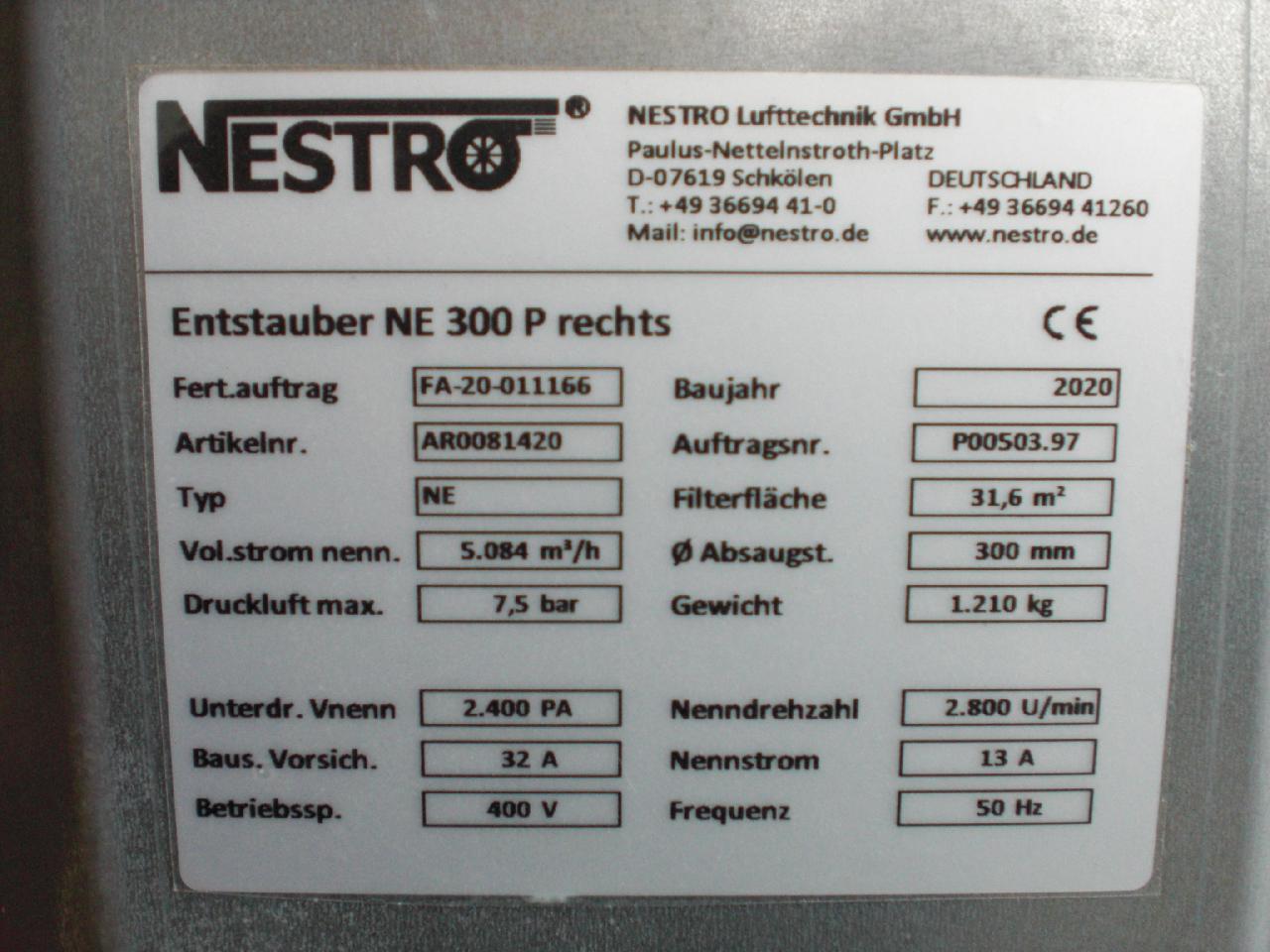 Nestro NE 300 P mit NZRS