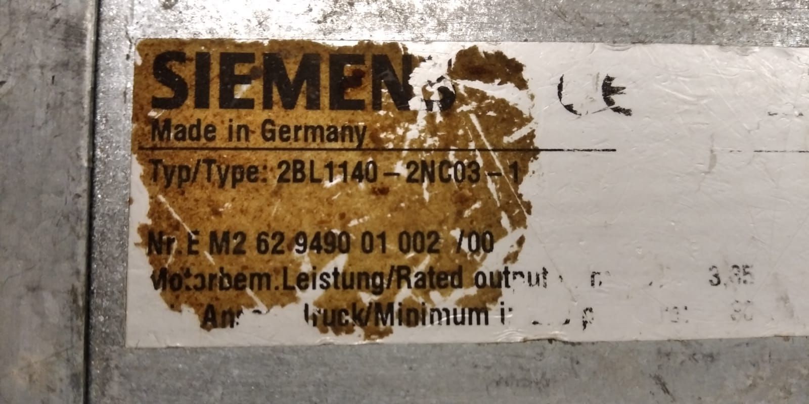 Siemens 2BL1140-2NC03-1