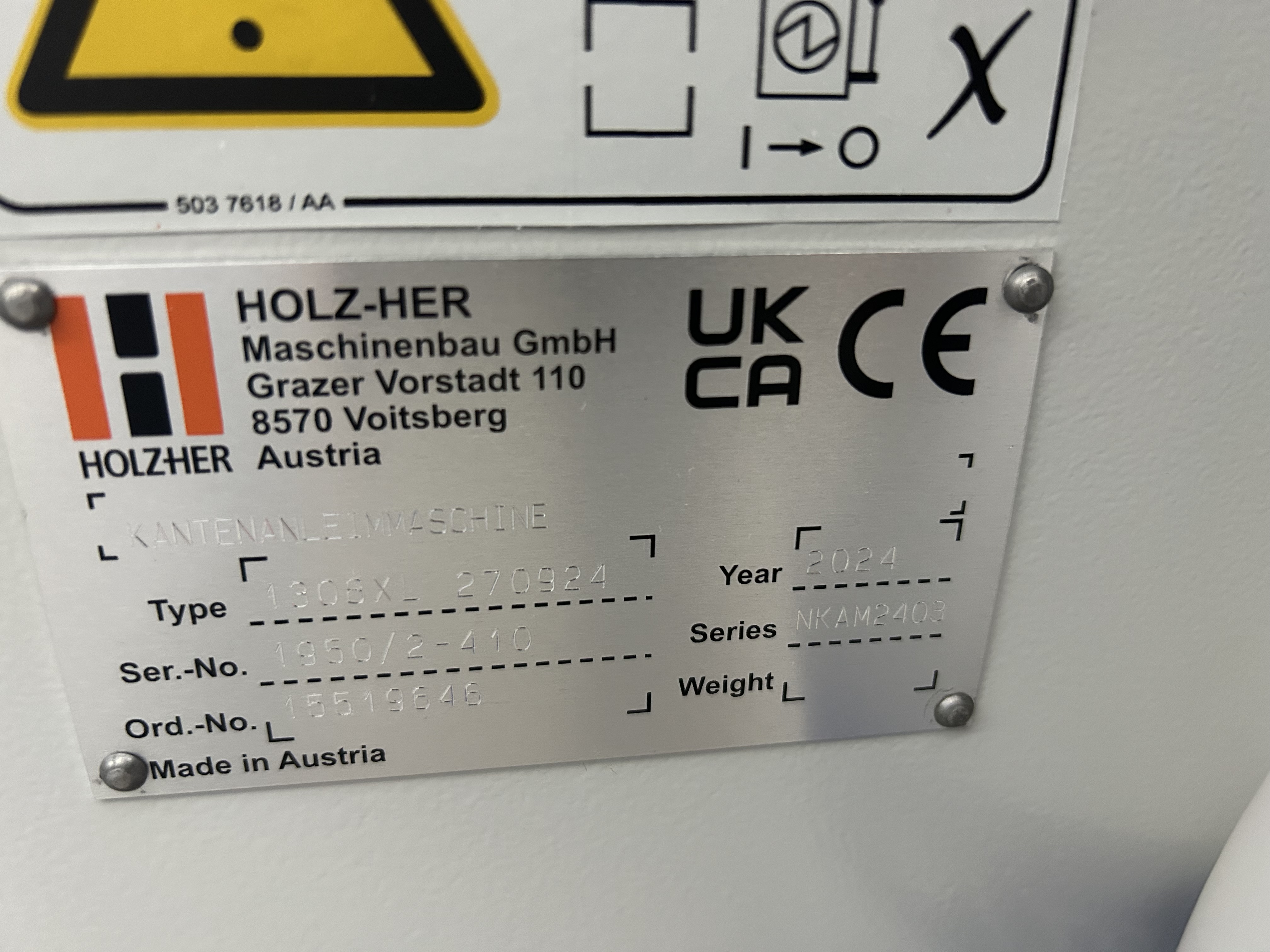 Holz-Her Auriga 1308 XL power mit Glue Jet PUR PRO