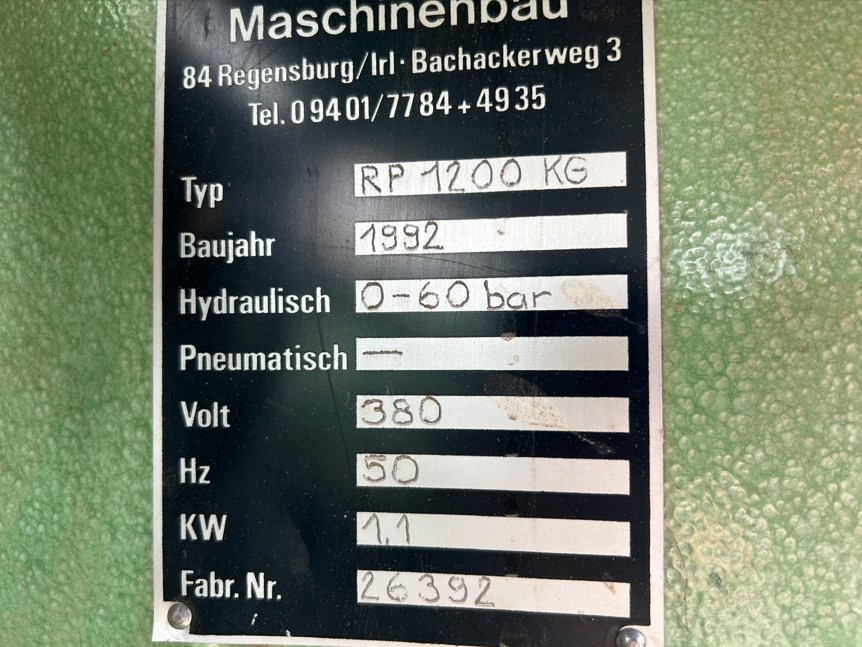 Schafberger & Sprödhuber RP 1200 KG