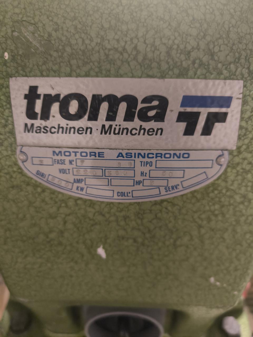 Troma Schleif- und Poliermaschine
