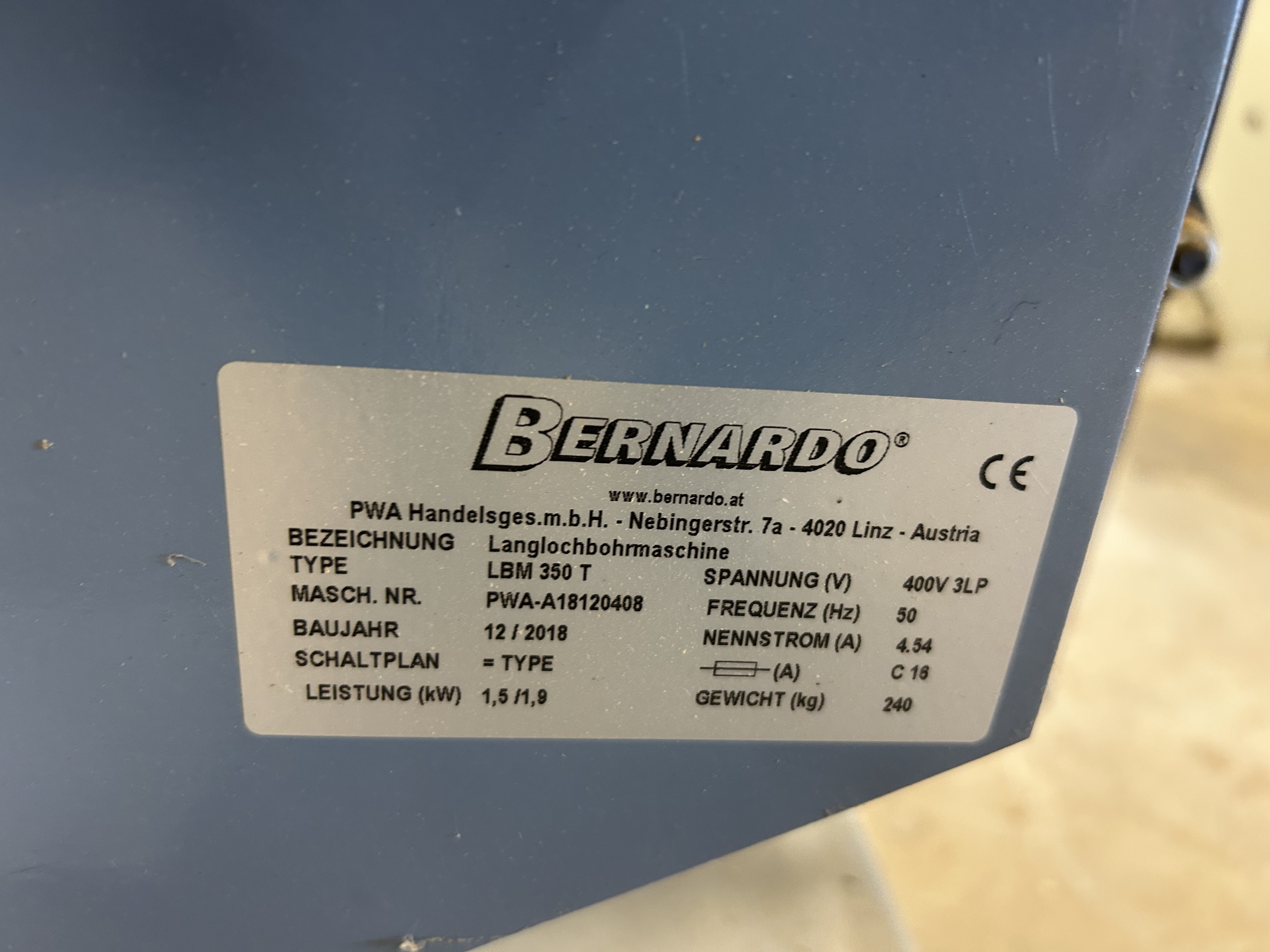 Bernardo LBM 350 T