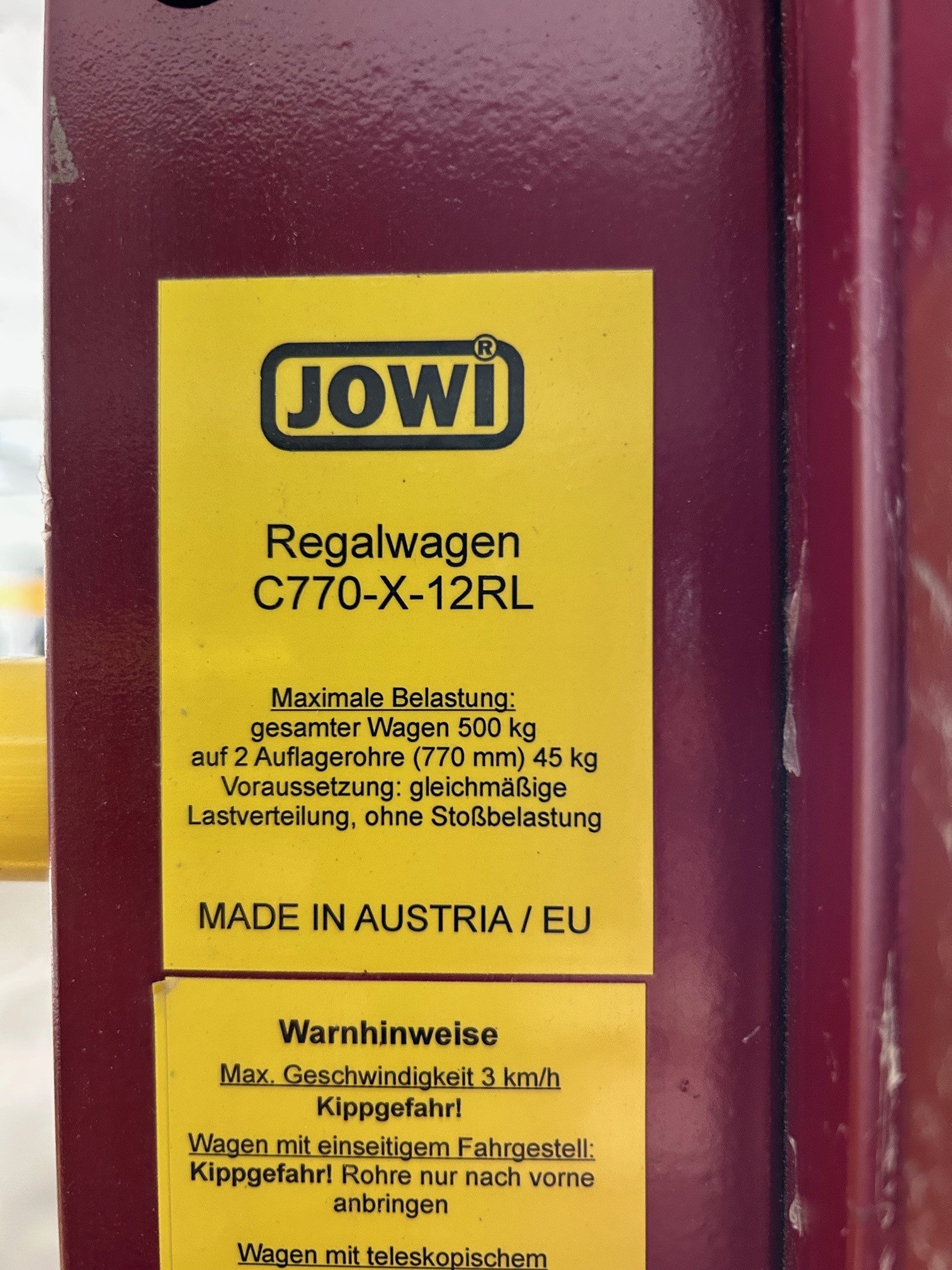 Jowi C770-X-12RL