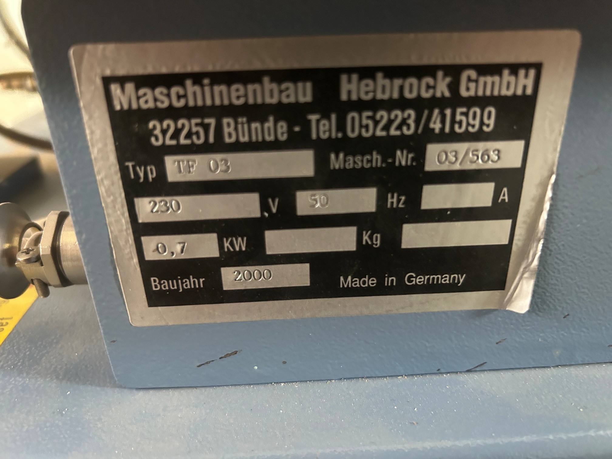 Hebrock TF 03