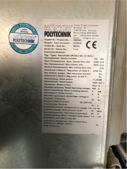 Höcker Polytechnik JP 350-L/JZ 350-L Bild 4